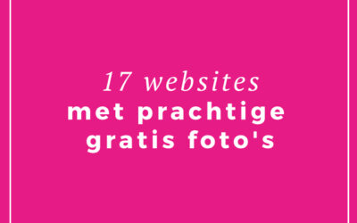 17 websites met prachtige gratis foto’s